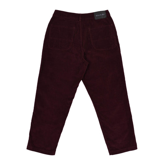 Pantalones de trabajo Quasi de pana color vino con doble rodilla