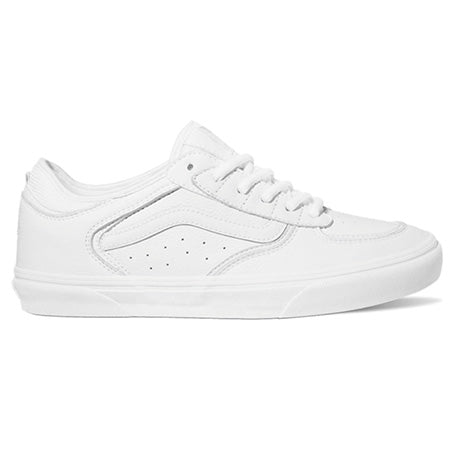 Zapatos Vans Skate Rowley de cuero blanco