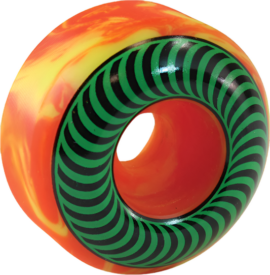 Ruedas Spitfire Classics 52 mm 99A Swirl Naranja Amarillo