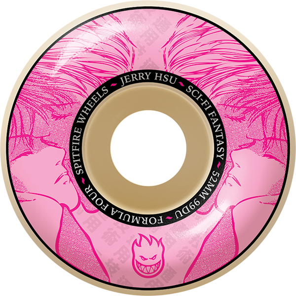 Llantas Spitfire Fórmula 4 Classic 52 mm 99A Hsu Sci-Fi Rosa