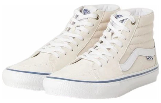 Zapatillas Vans Skate Sk8 Hi Raw Canvas Classic blancas