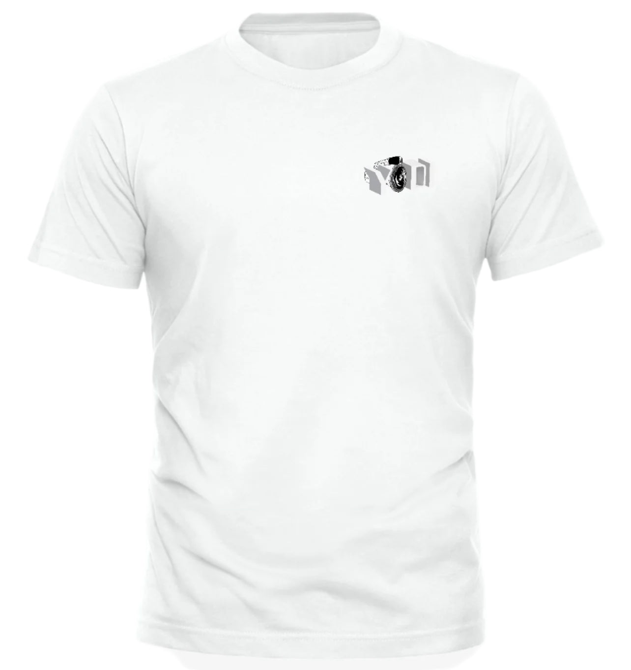 Camisa blanca con el logotipo de Yodi Vx