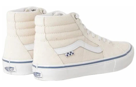 Zapatillas Vans Skate Sk8 Hi Raw Canvas Classic blancas