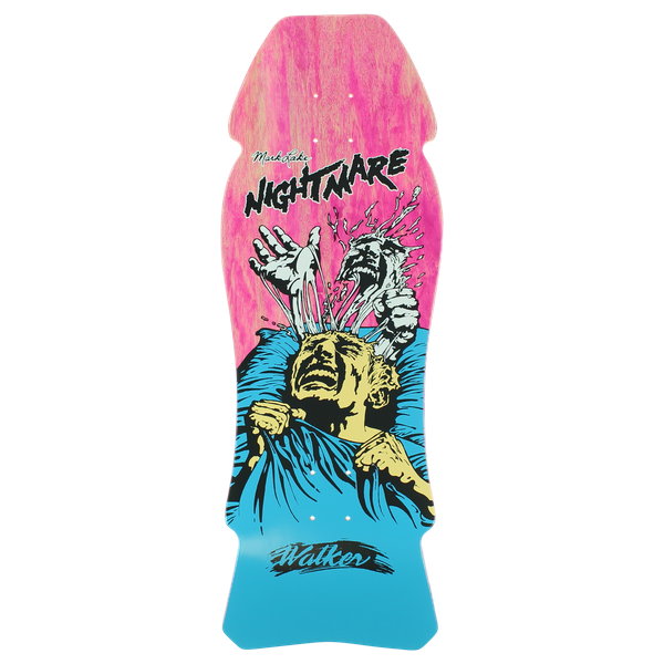 Walker Skateboard Deck Lake Nightmare Reissue Pink 10.25