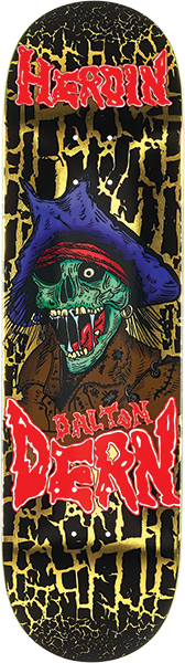 Heroin Skateboard Deck Dern KO2 Pirate 8.75