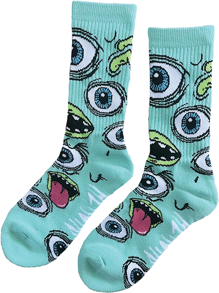 Heroin Socks Mutant Ice Blue