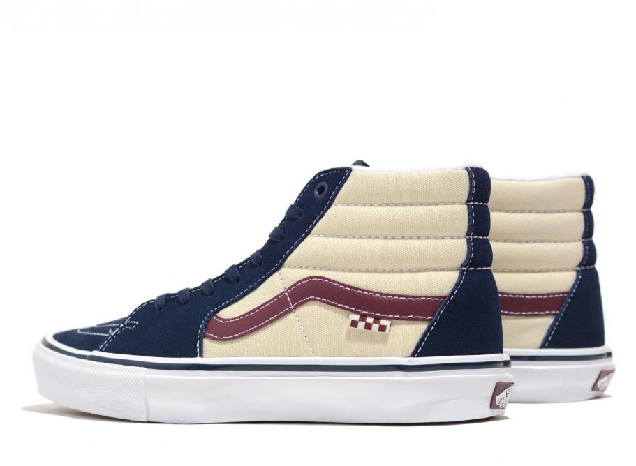 Vans Skate SK8 Hi Dress Blue Turtledove Shoes