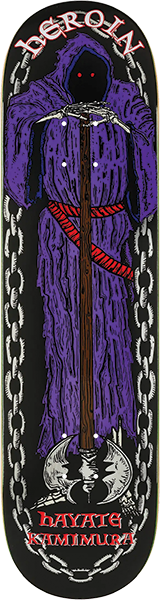 Heroin Skateboard Deck Hayate Kamimura KO2 Axe Man 8.25