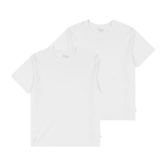 Camisetas interiores Dime Classic, paquete de 2, blancas