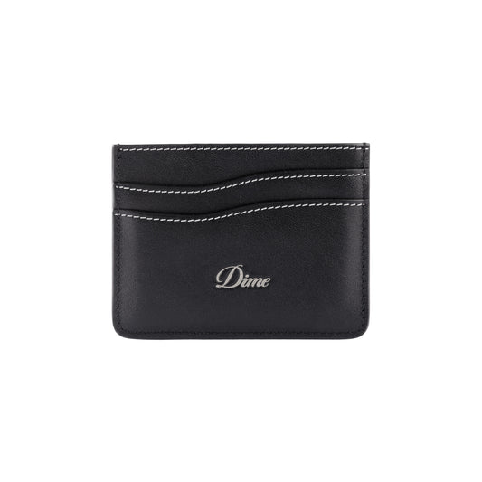 Monedero Dime de cuero negro para coche