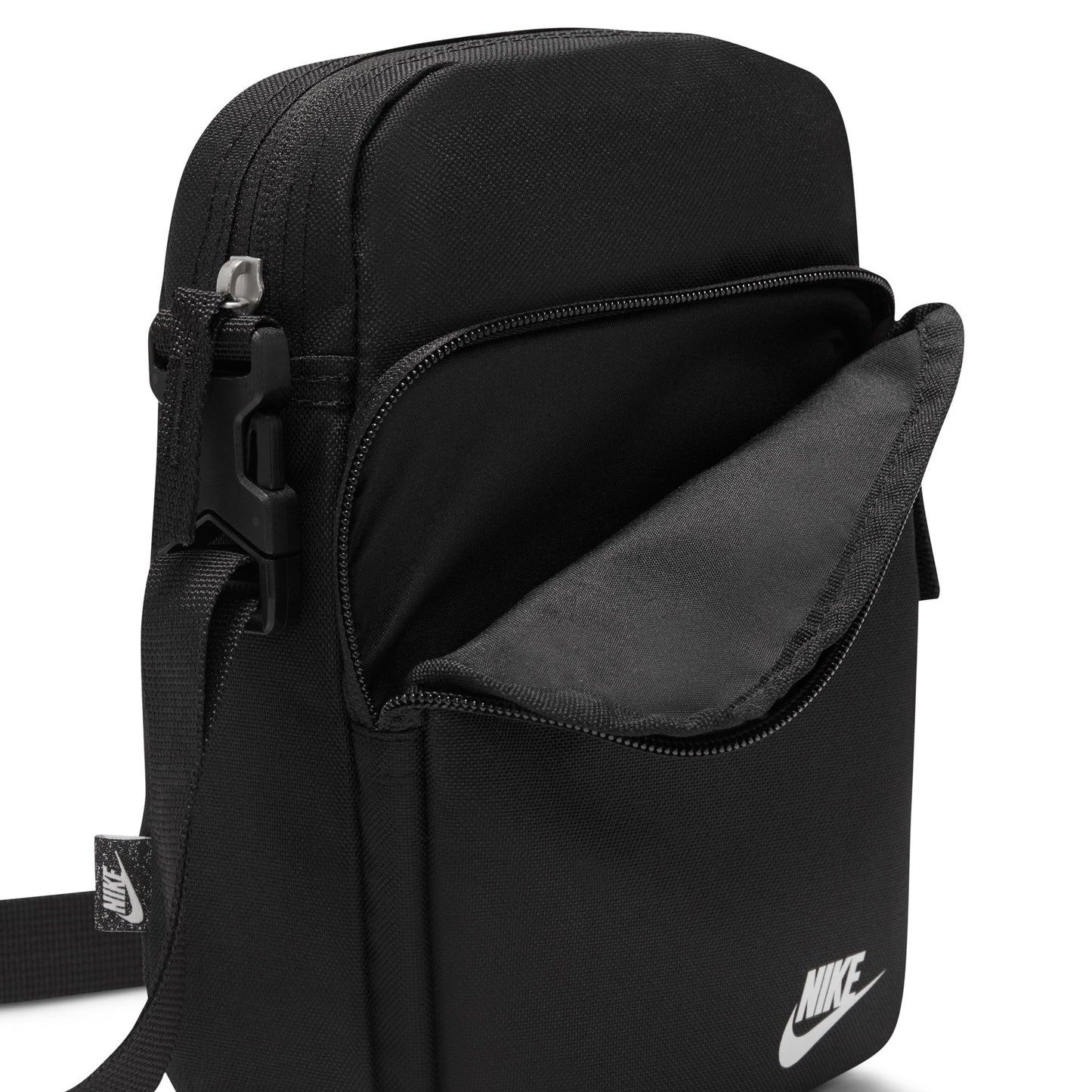 Bolso bandolera Nike Heritage negro de 4 l
