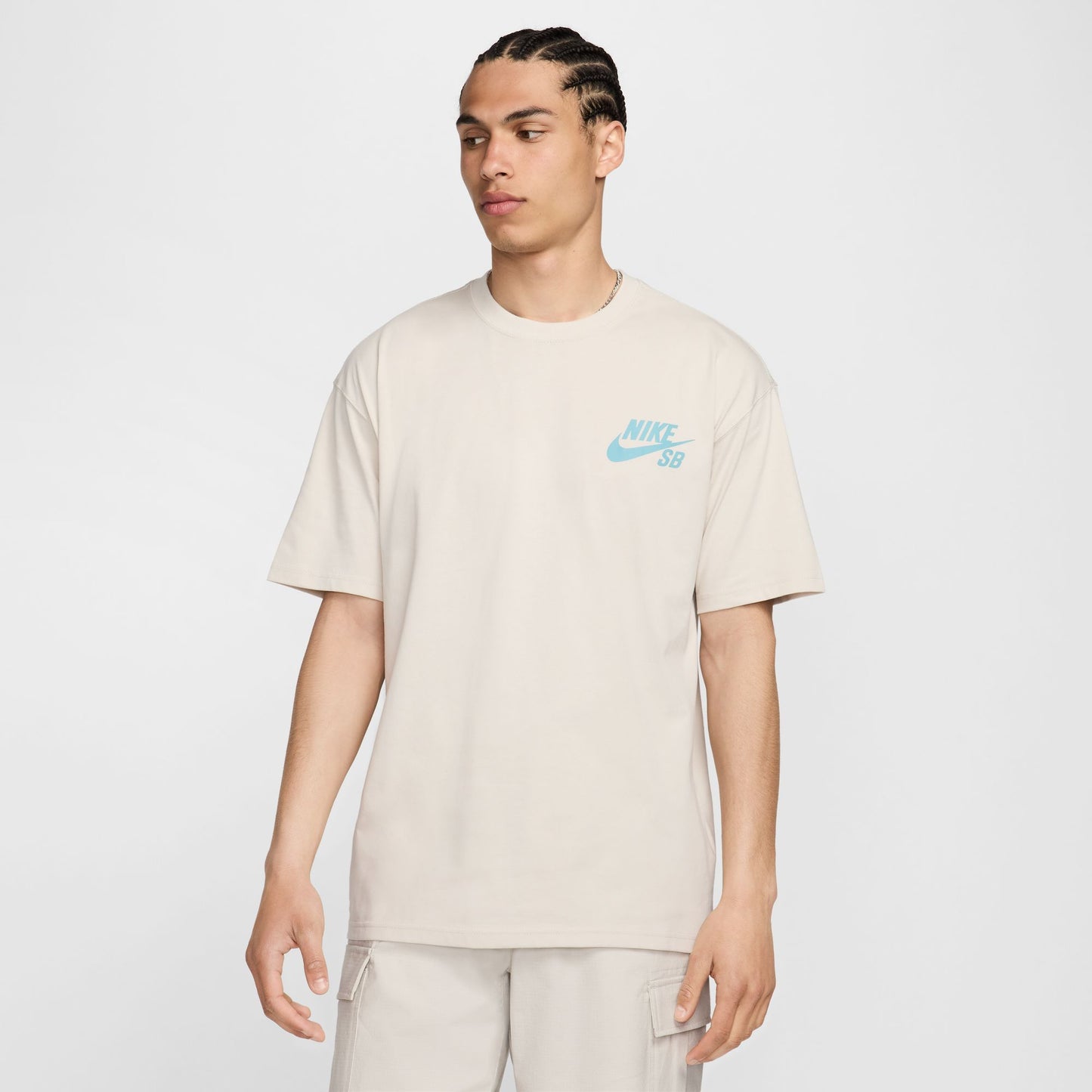 Nike SB Logo Shirt T-Shirt Light Orewood Brown