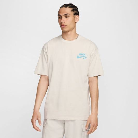 Camiseta Nike SB Logo en marrón madera de roble claro