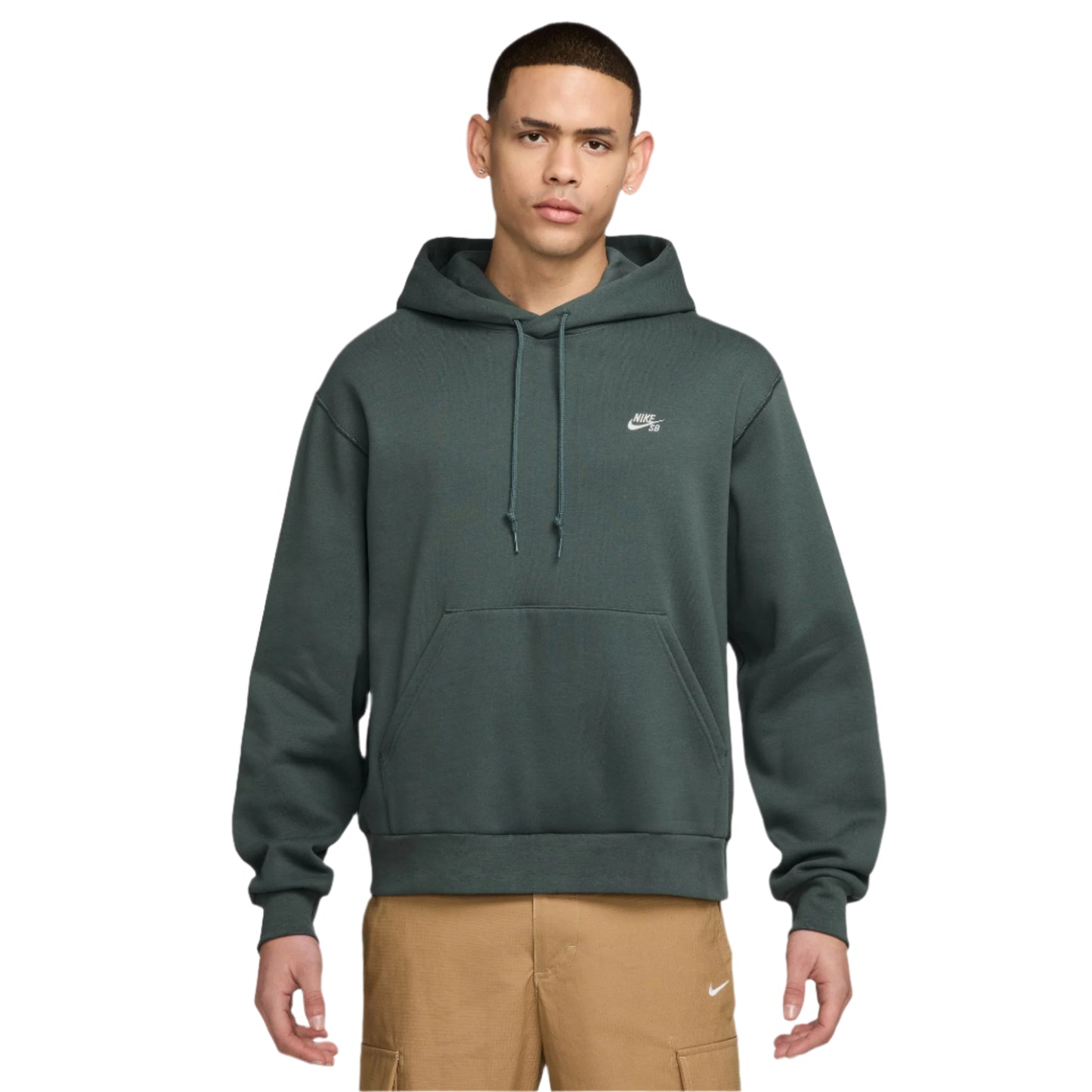 Nike SB Fleece Full Zip Skate Hoodie Vintage Green