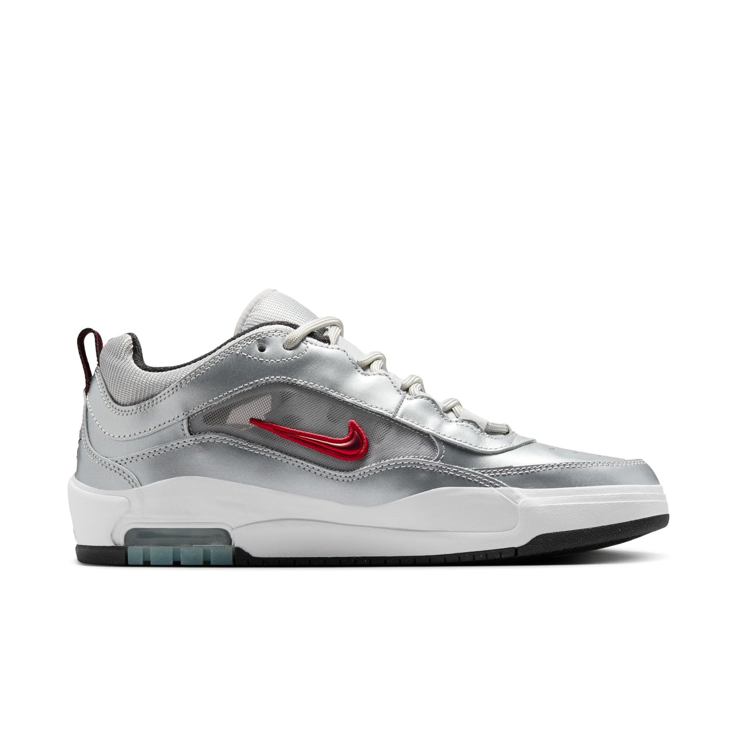 Zapatillas Nike SB Air Max Ishod Premium con efecto bala plateado metalizado