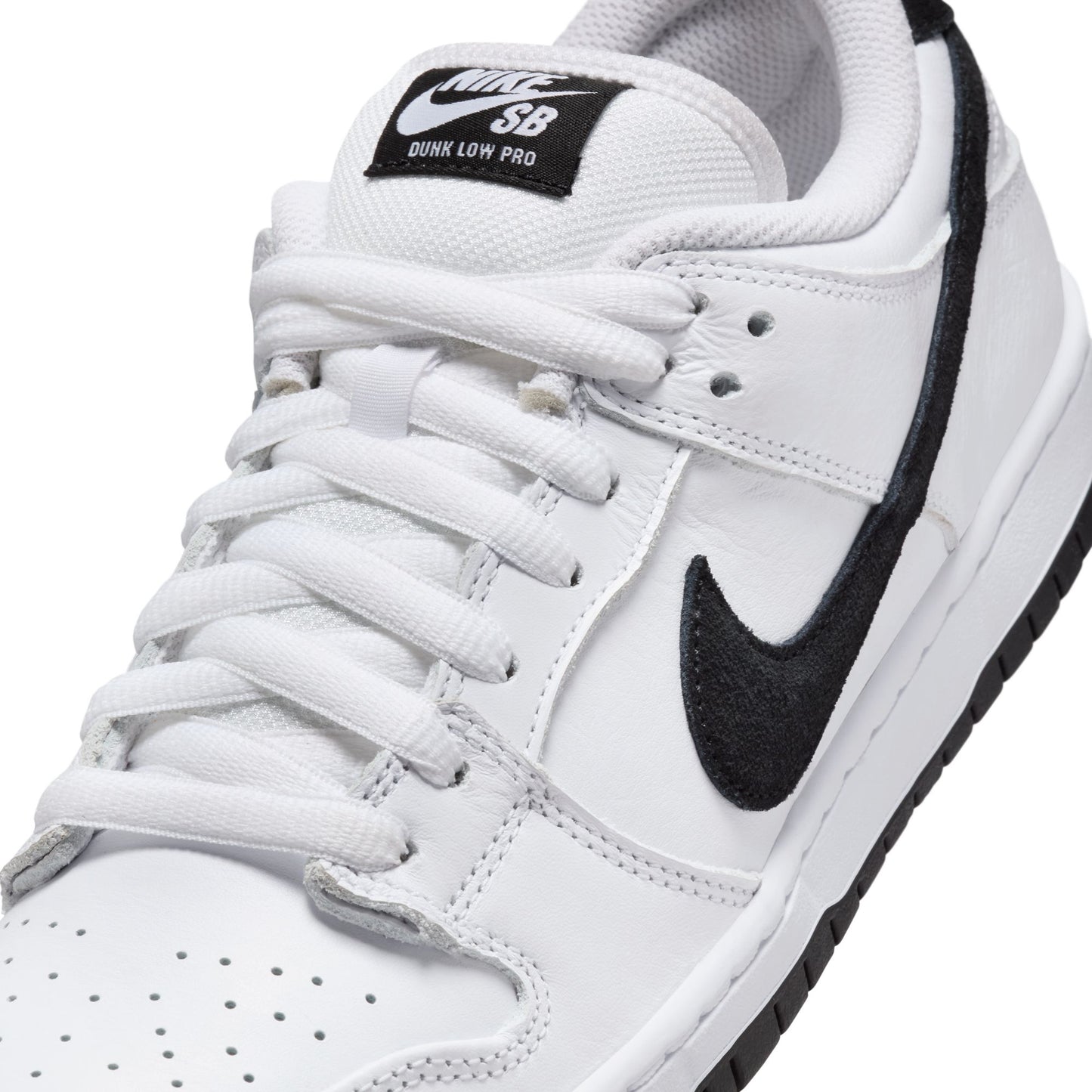 Nike SB Dunk Low Pro White Black Shoes