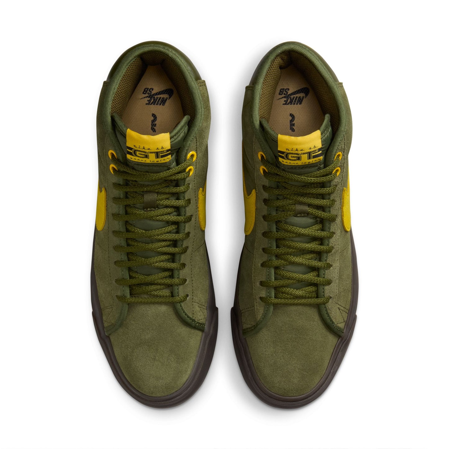 Nike SB Zoom Blazer Mid x Antihero Rough Green Amarillo Shoes