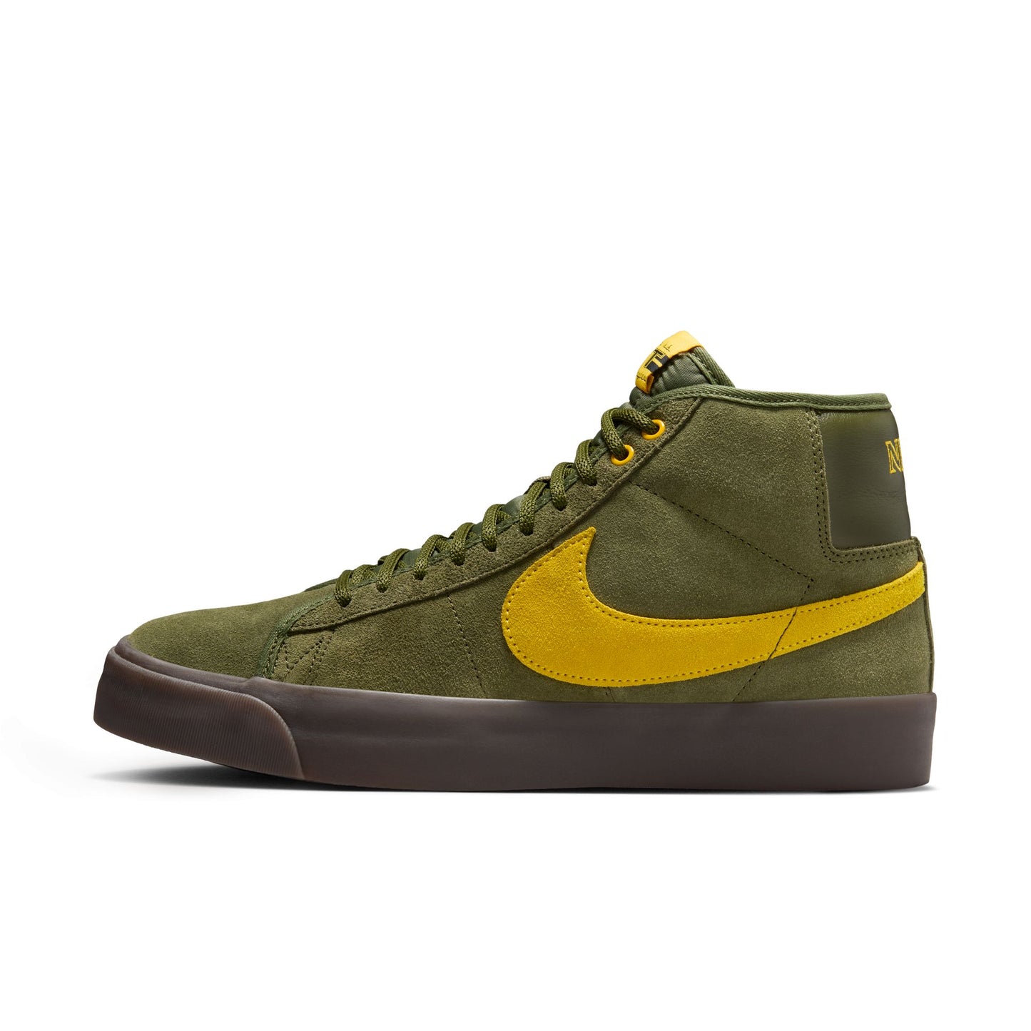 Nike SB Zoom Blazer Mid x Antihero Rough Green Amarillo Shoes