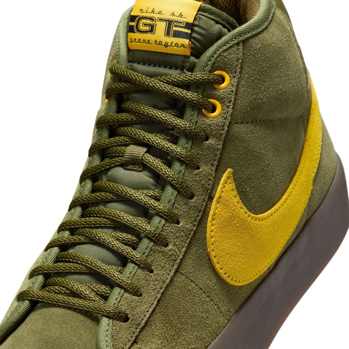 Nike SB Zoom Blazer Mid x Antihero Rough Green Amarillo Shoes