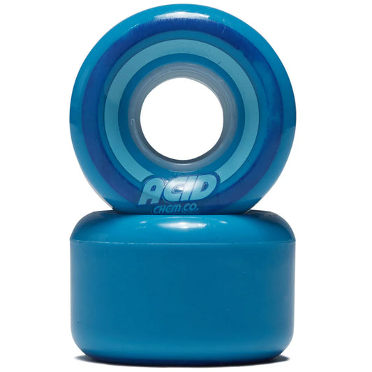 Acid Chemical Wheels Pods Conical 53mm 86A Blue