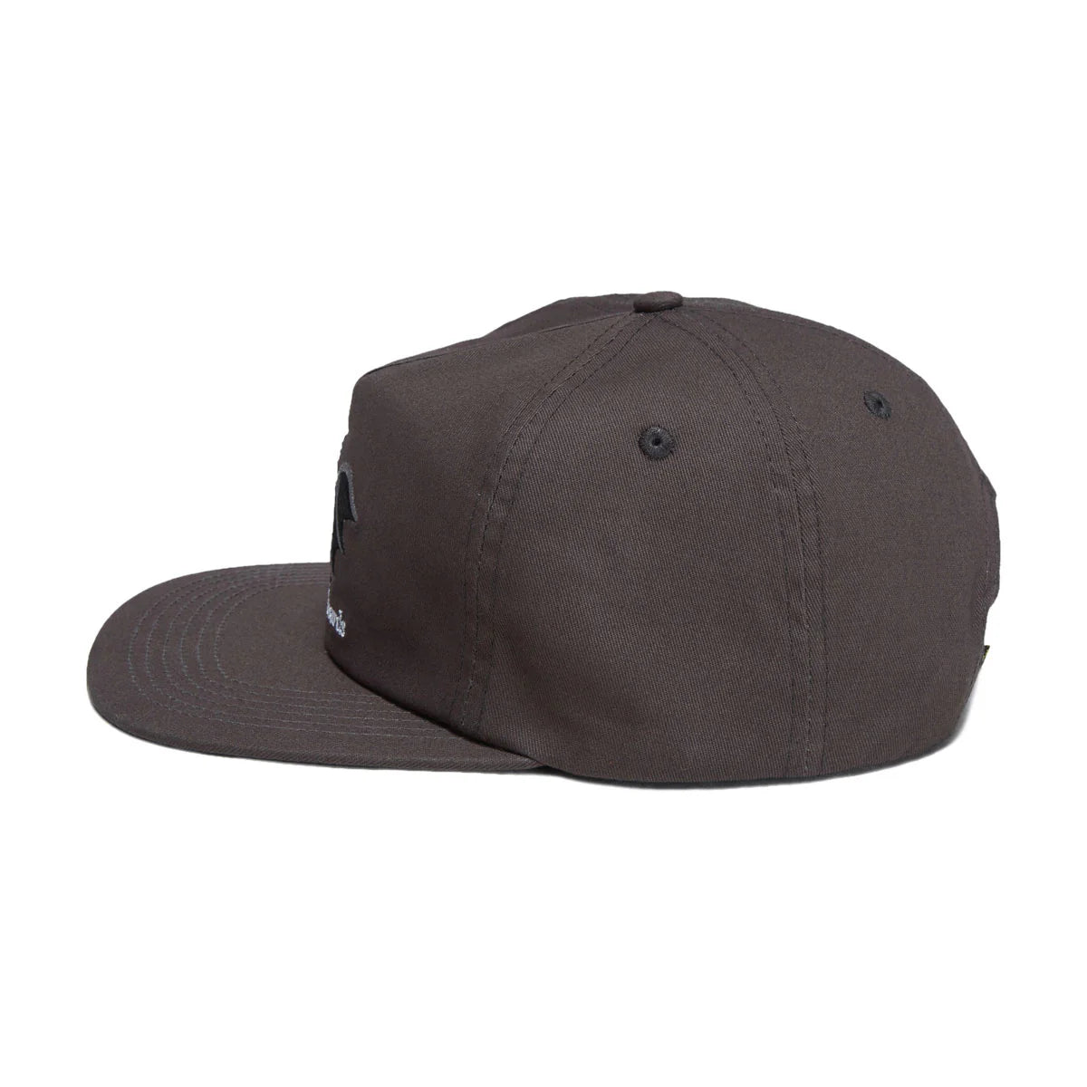 Brown cap on a white background