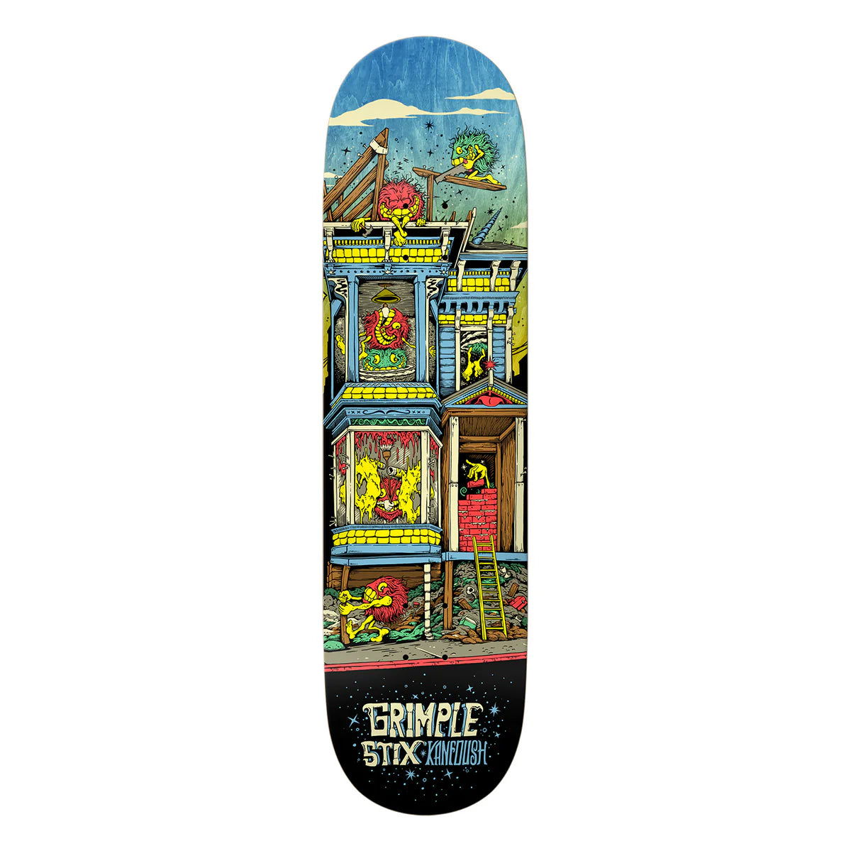 Antihero Skateboard Deck Kanfoush Victorian 8.75