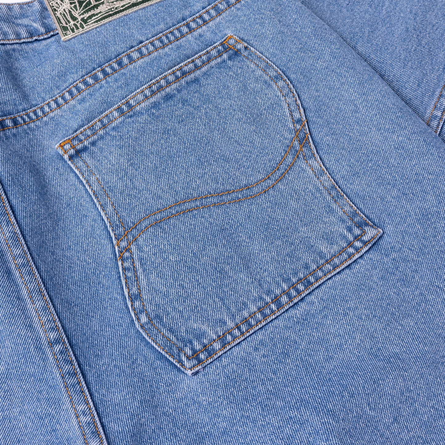 Pantalones vaqueros clásicos Dime Relaxed Denim Blue Washed