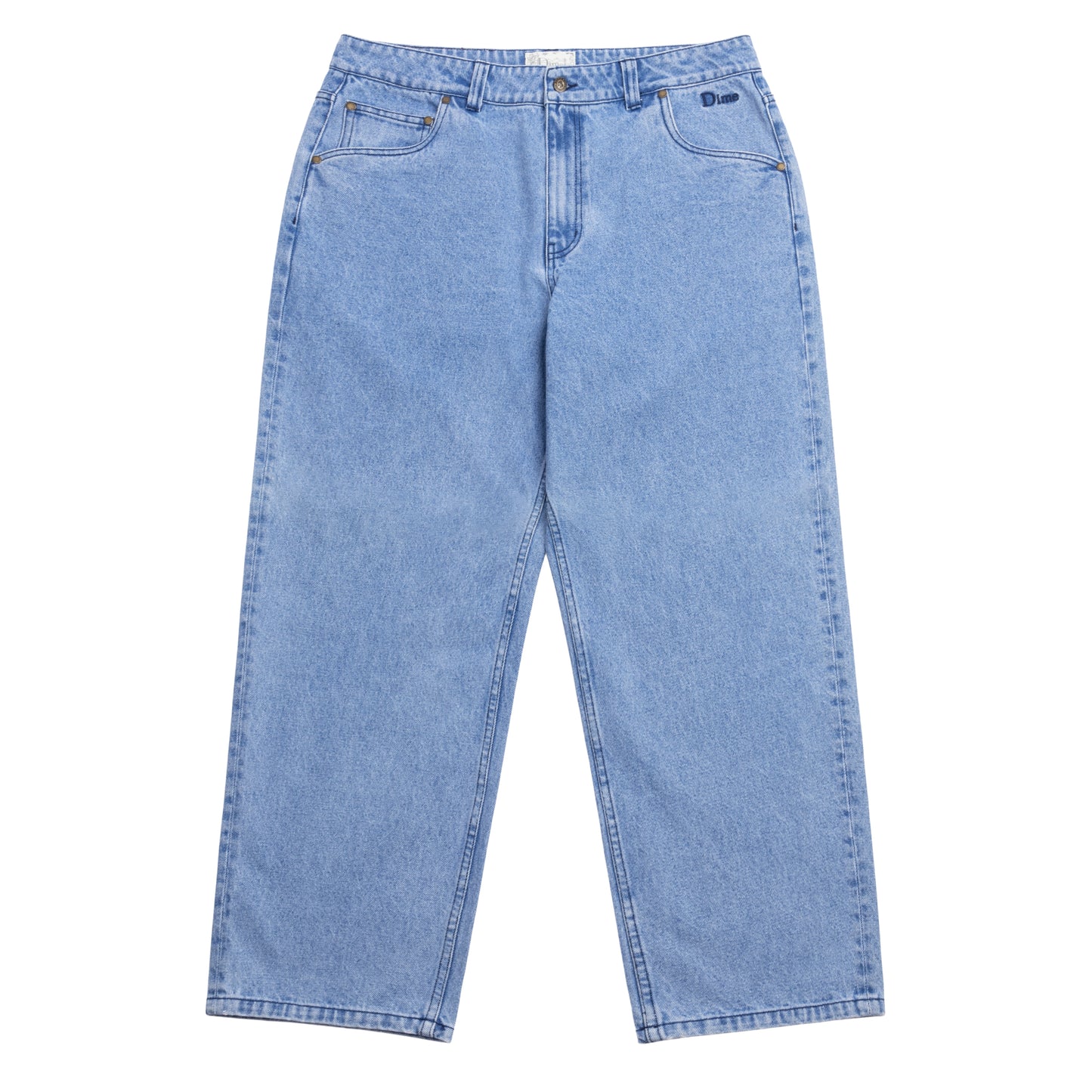 Pantalones vaqueros clásicos Dime Relaxed Denim Blue Washed