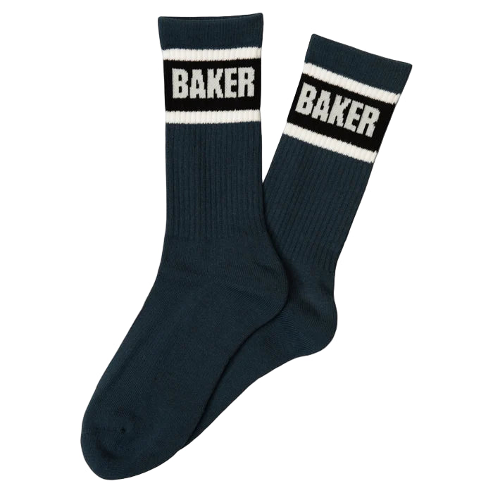 Baker Socks Stripe Navy