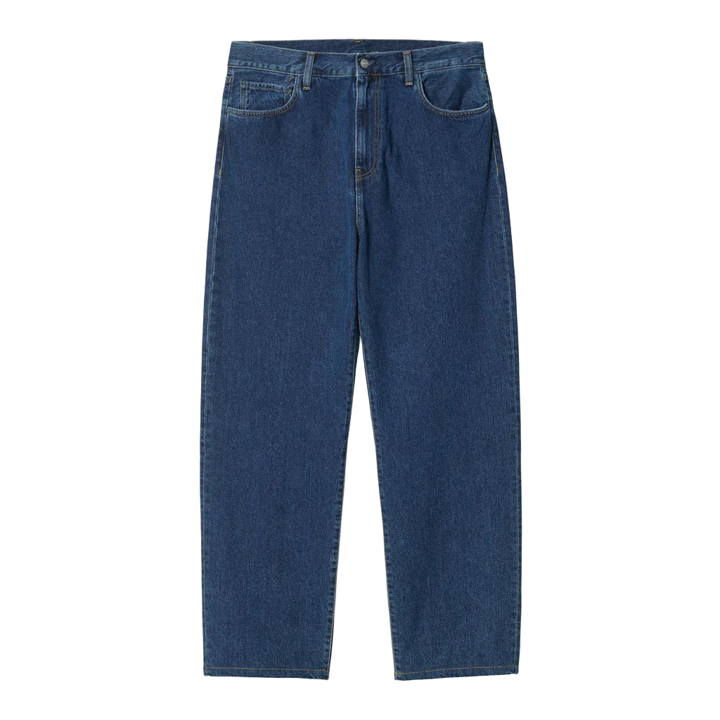 Blue jeans on a white background