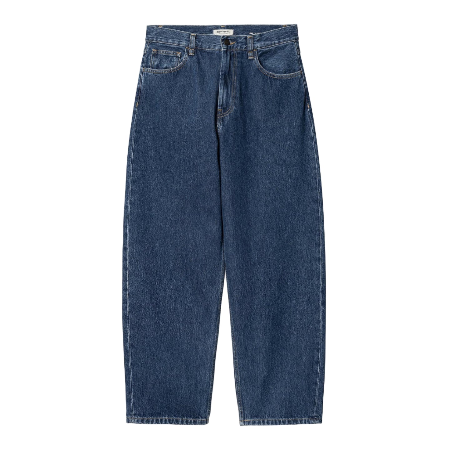 Blue jeans on a white background