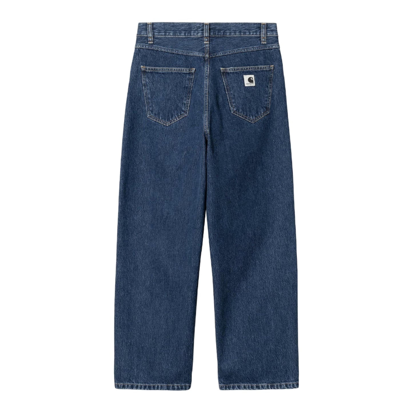Blue jeans on a white background