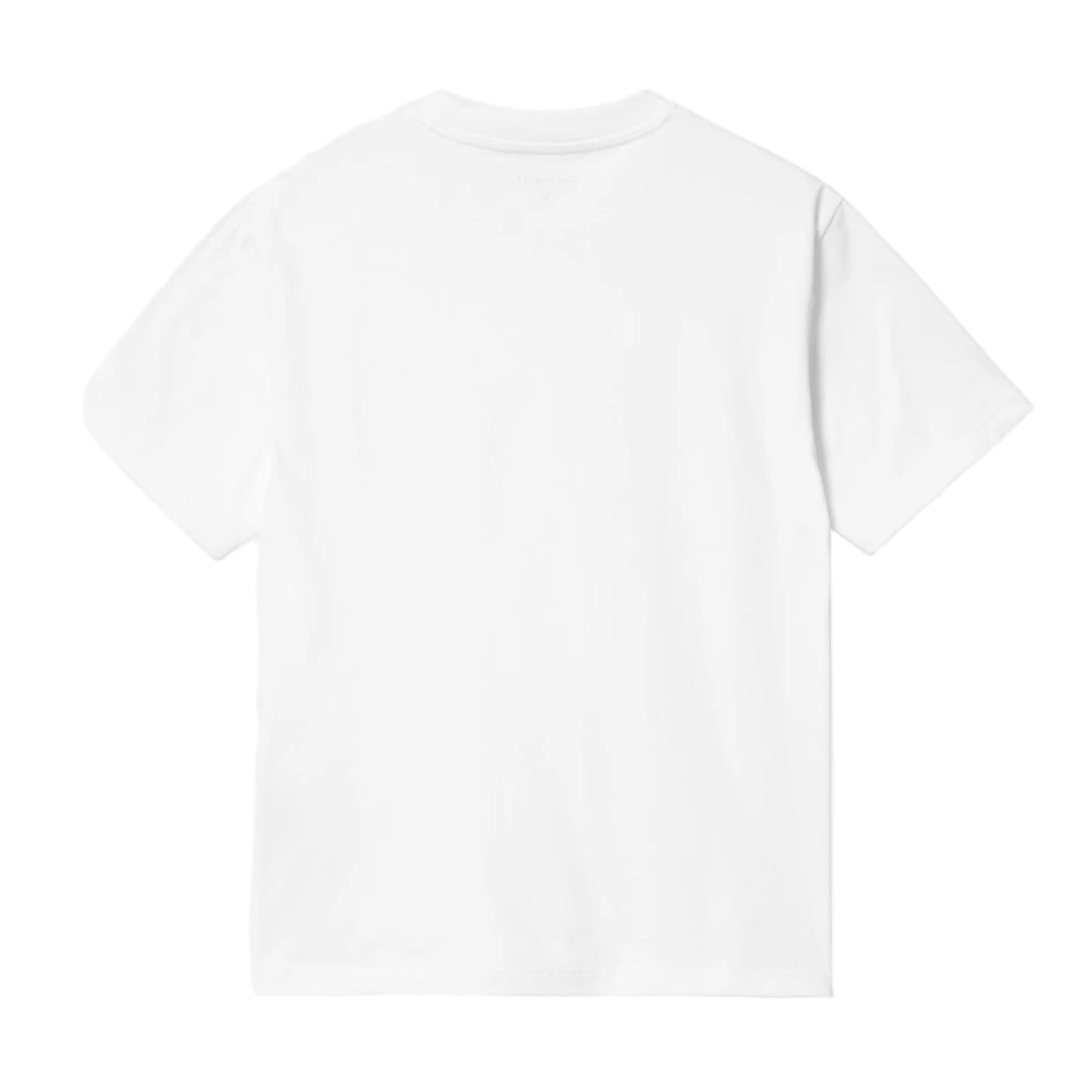 Plain white t-shirt on a white background