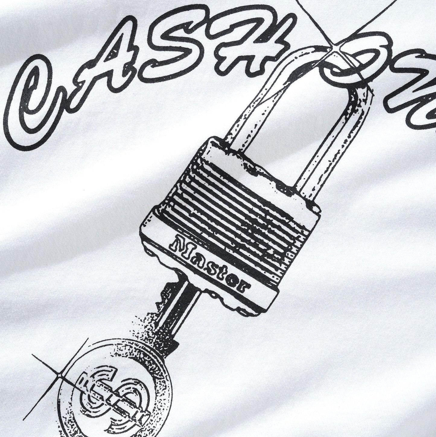Cash Only Shirt Locksmith Tee White