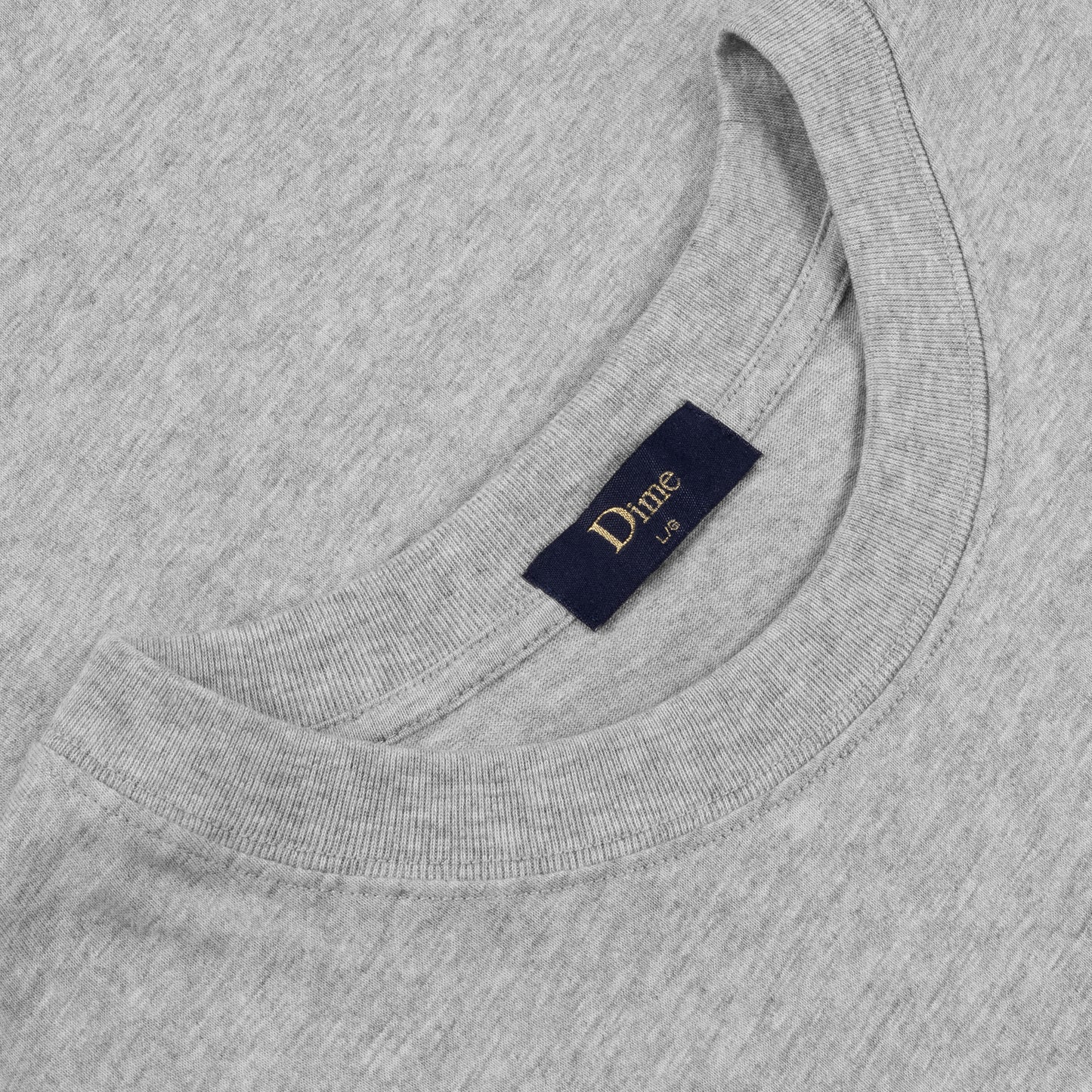 Camisa Dime clásica gris piedra jaspeado