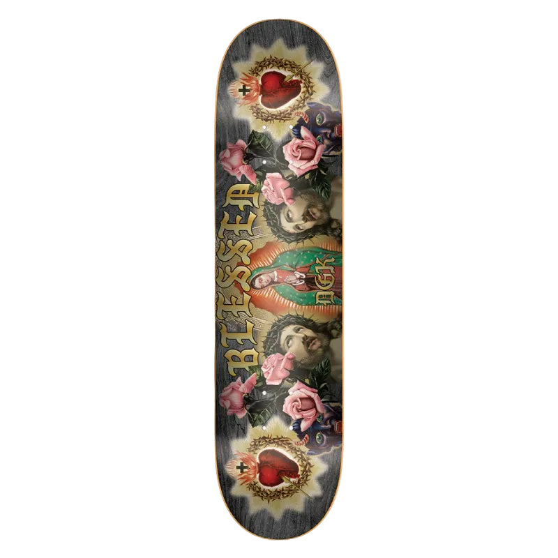 DGK Skateboard Deck Shrine Gold Ink 8.25