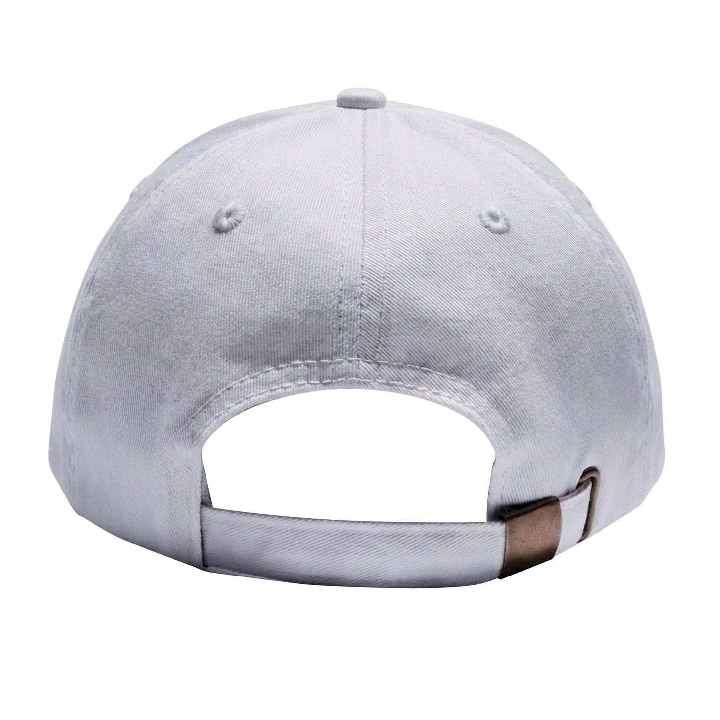 Gray baseball cap on a white background