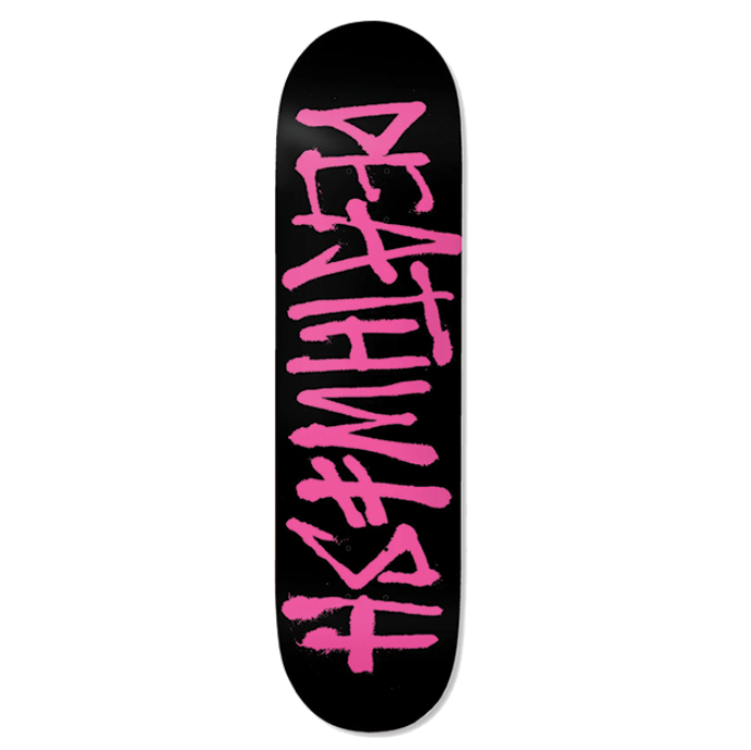Deathwish Skateboard Deck OG Deathspray Black Pink 8.75