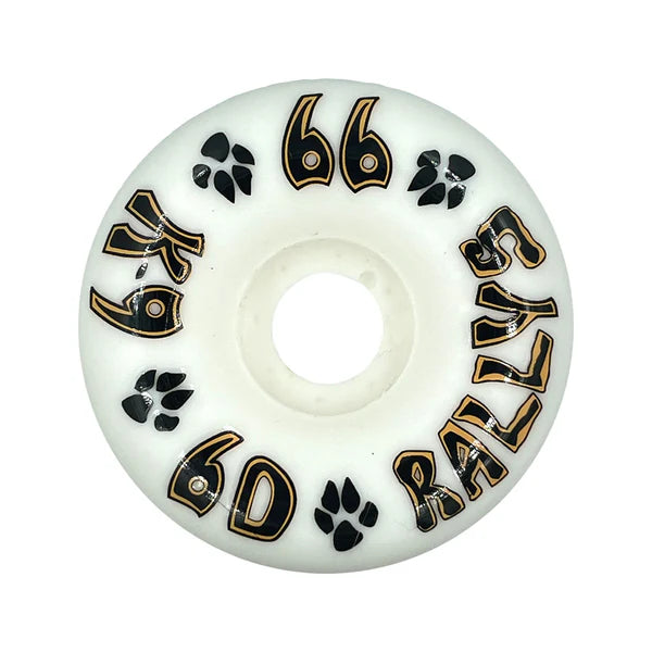 Dogtown Wheels K9 Rallys White 60mm 99A
