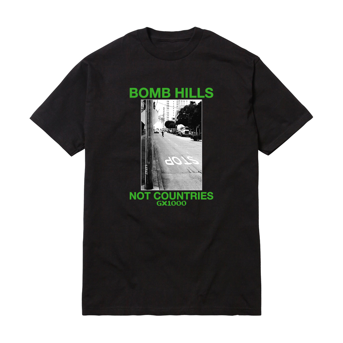 black skate t-shirt