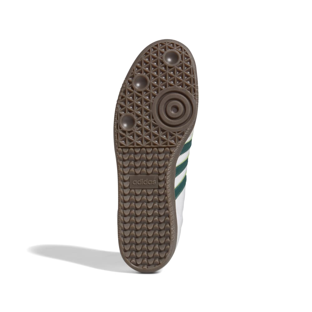 Adidas Skateboarding Shoes Samba ADV Cloud White Collegiate Green