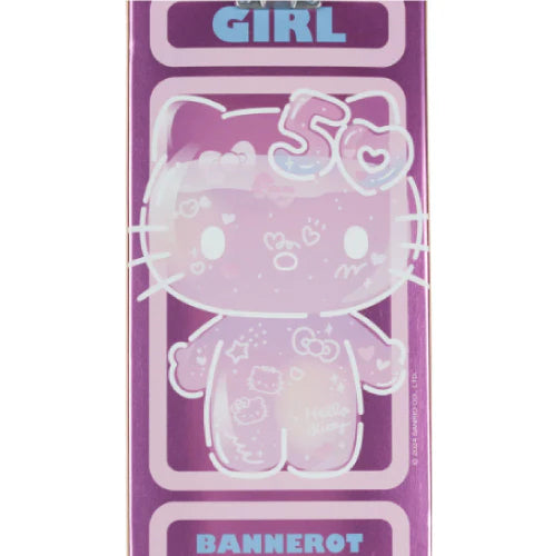 Girl Complete Skateboard Bannerot Sanrio Hello Kitty 50th Anniversary 7.5
