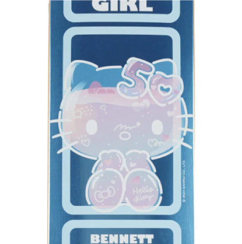 Girl Complete Skateboard Bennett Sanrio Hello Kitty 50th Anniversary 7.87