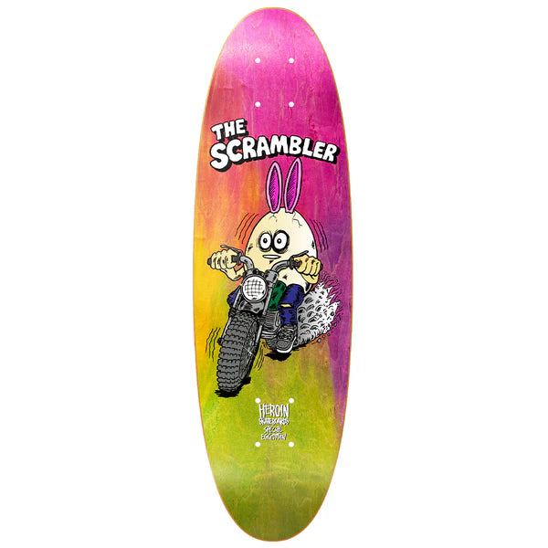 Heroin Skateboard Deck Scrambler Egg 7.88
