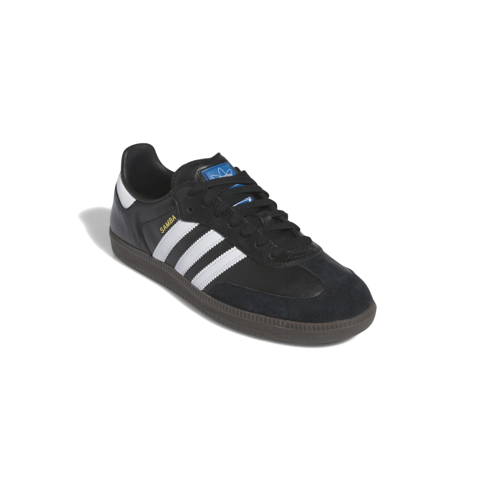 Adidas Skateboarding Samba ADV Core Black Cloud White Gold Gum Shoes