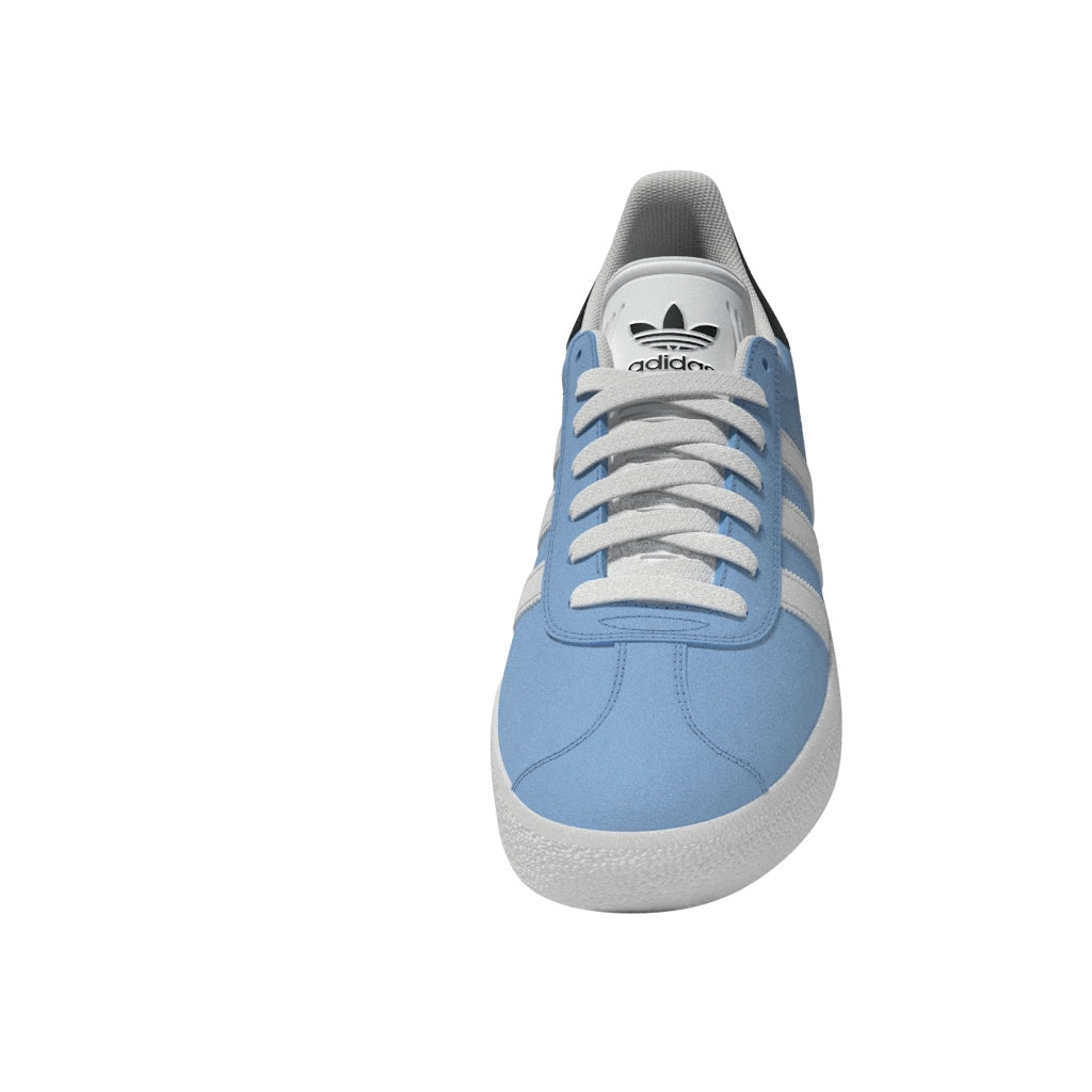 Zapatillas de skateboarding Adidas MNUFC x Familia Gazelle ADV Blanco Cristal Negro Carbono