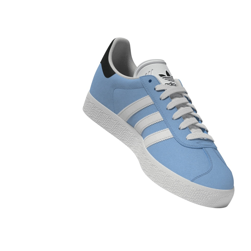 Zapatillas de skateboarding Adidas MNUFC x Familia Gazelle ADV Blanco Cristal Negro Carbono