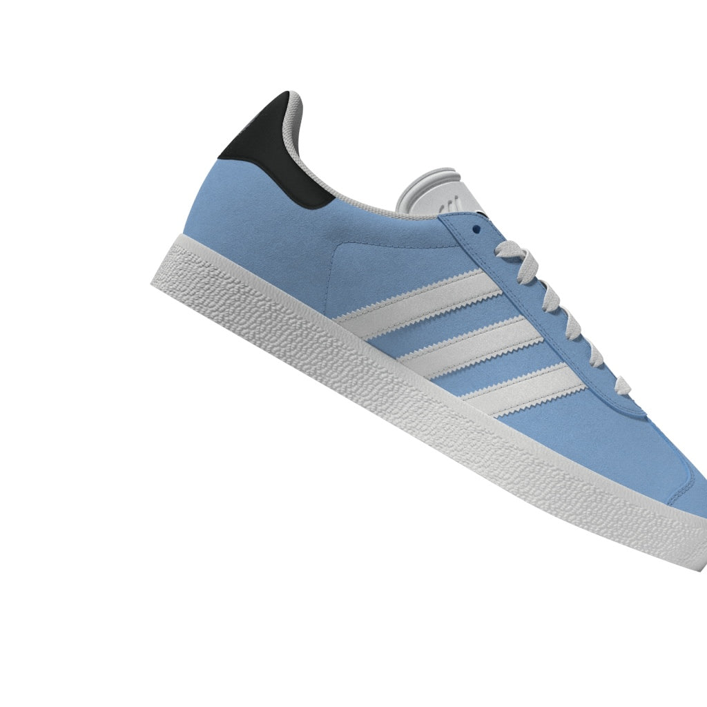 Zapatillas de skateboarding Adidas MNUFC x Familia Gazelle ADV Blanco Cristal Negro Carbono