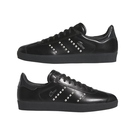 Zapatillas de skate Adidas x Dime Gazelle ADV Negro Plata