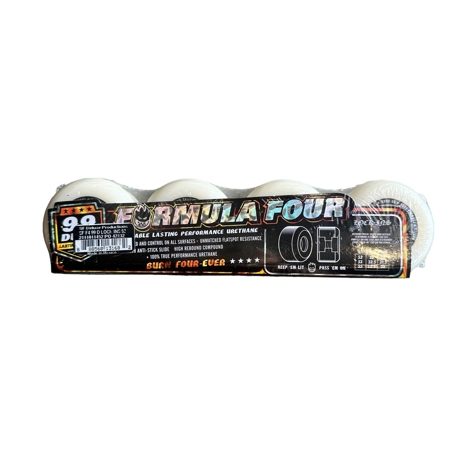 Ruedas Spitfire Fórmula 4 Lock Ins 52 mm 99A